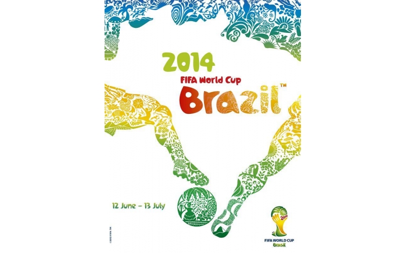 驚艷的巴西足球世界杯海報設計賞析